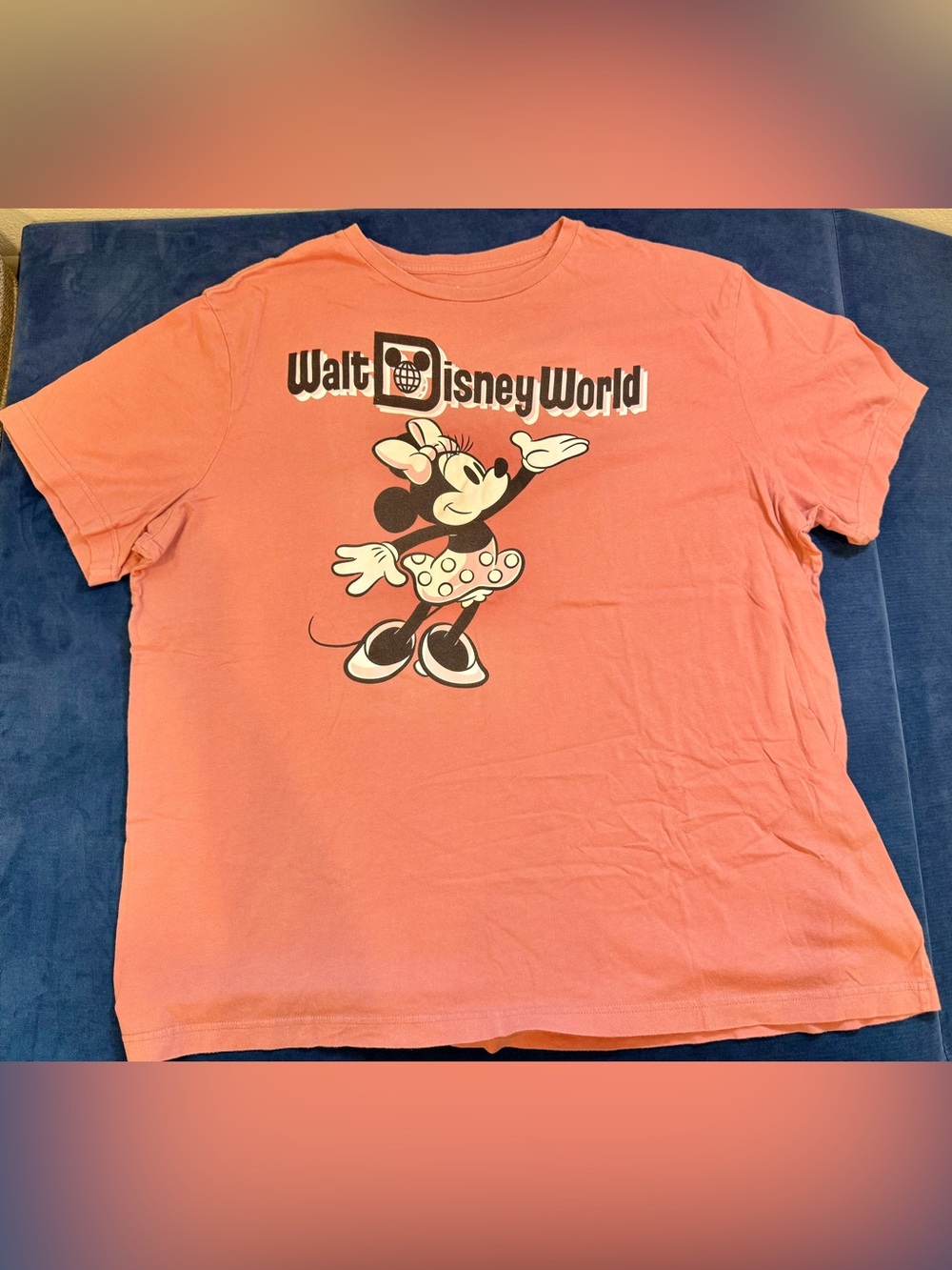 Walt Disney World Minnie Mouse Pink Graphic Tee 2XL Disney Parks